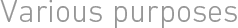 Various_purpose